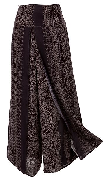 Guru-Shop Relaxhose Palazzohose, offene Boho Sommerhose, günstig online kaufen