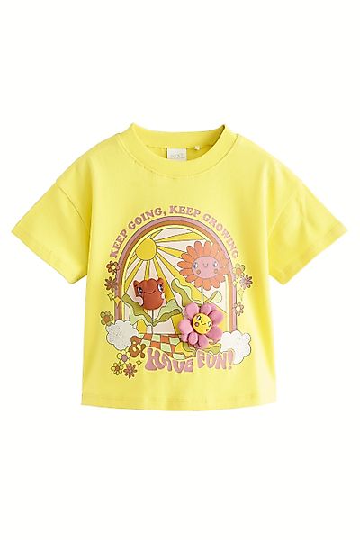 Next T-Shirt Kurzarmshirt aus 100 % Baumwolle günstig online kaufen