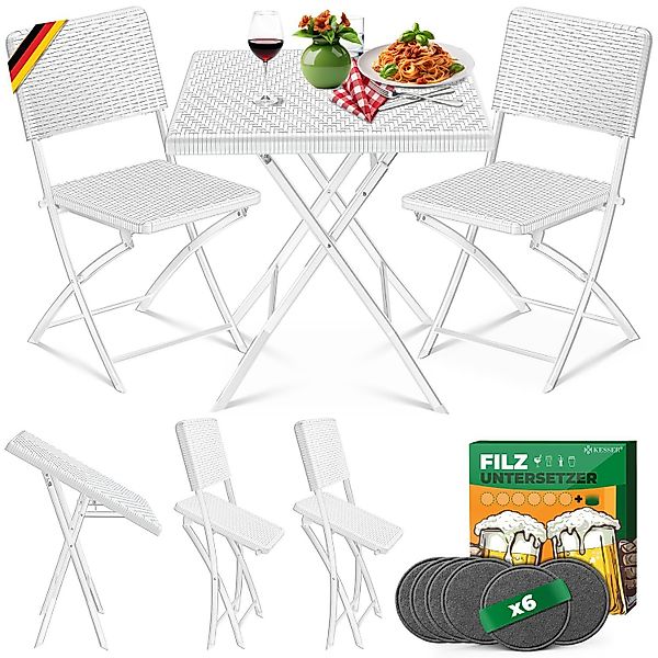 KESSER Bistrotisch 3-teiliges Bistroset (3-St., 1x günstig online kaufen