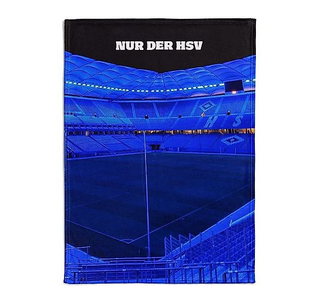 Wohndecke Flanellfleecedecke Stadion, HSV, mit Foto-Motiv günstig online kaufen
