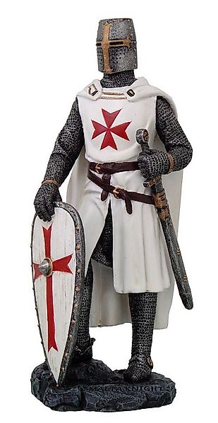 Vogler Dekofigur Kreuzritter in Rüstung Ritter Templer Kreuz Deko Skulptur günstig online kaufen