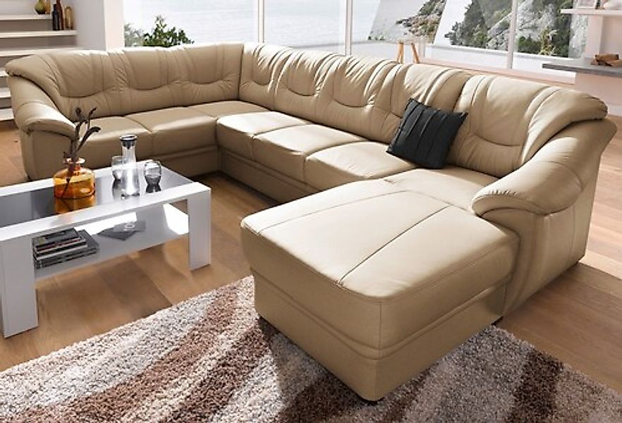 sit&more Wohnlandschaft »Savona U-Form, B: 320 cm« optional Bettfunktion, F günstig online kaufen