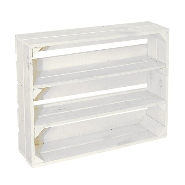 CHICCIE Holzkiste Holzregal 50x40x15cm - weiß günstig online kaufen