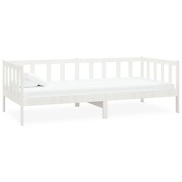 vidaXL Tagesbett Weiß Kiefer Massivholz 90x200 cm787221 günstig online kaufen