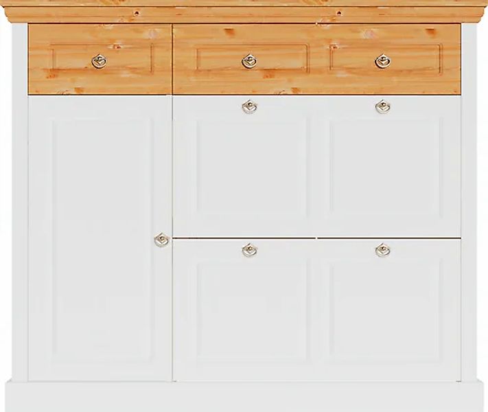 Home affaire Schuhschrank "Basilico" Schuhkkommode, Breite 130 cm, Kassette günstig online kaufen