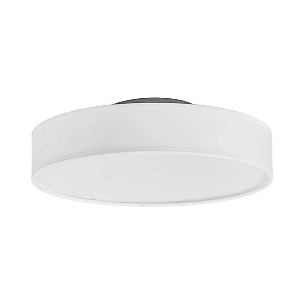 Lindby LED Deckenlampe Saira 9625086 Modern in Weiß aus Textil 1-flammig Wo günstig online kaufen
