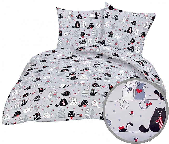 Heubergshop Bettwäsche, Renforcé, 2 teilig, 135x200cm günstig online kaufen