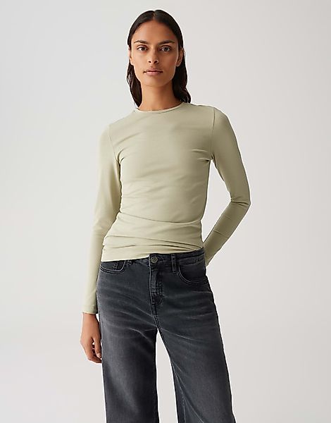 OPUS Langarmshirt SMILLA aus Jersey figurbetont günstig online kaufen