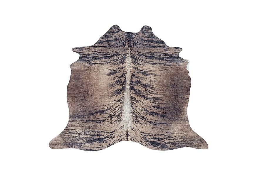 Stilvoll Günstig Teppich Waschbar Wohnzimmer Flur Küche Rindsleder Imitat, günstig online kaufen