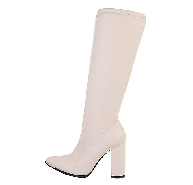 Ital-Design Damen Abendschuhe Elegant High-Heel-Stiefel (78210008) Blockabs günstig online kaufen