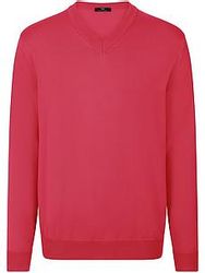 V-Pullover Peter Hahn rot günstig online kaufen