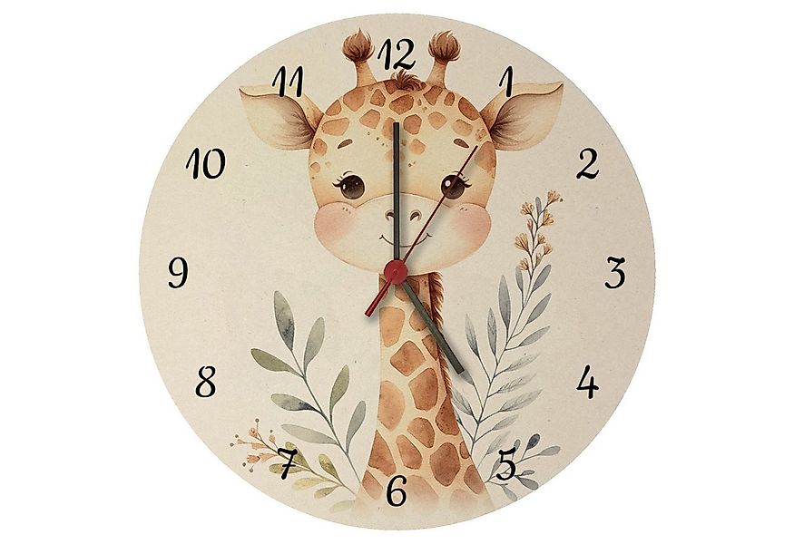 speecheese Wanduhr Giraffe Wanduhr aus MDF günstig online kaufen