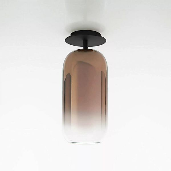 Artemide Gople Mini Deckenlampe, kupfer/schwarz günstig online kaufen