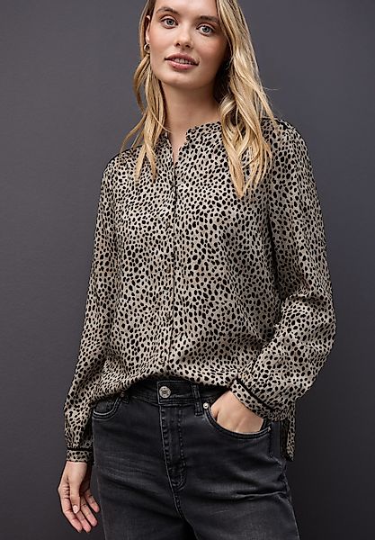 STREET ONE Langarmbluse mit Tape-Details und günstig online kaufen