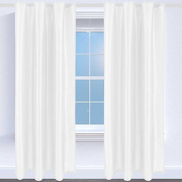 Arsvita Vorhang (2 St), Schlaufen, blickdicht, Microfaser, Blickdichter Dek günstig online kaufen