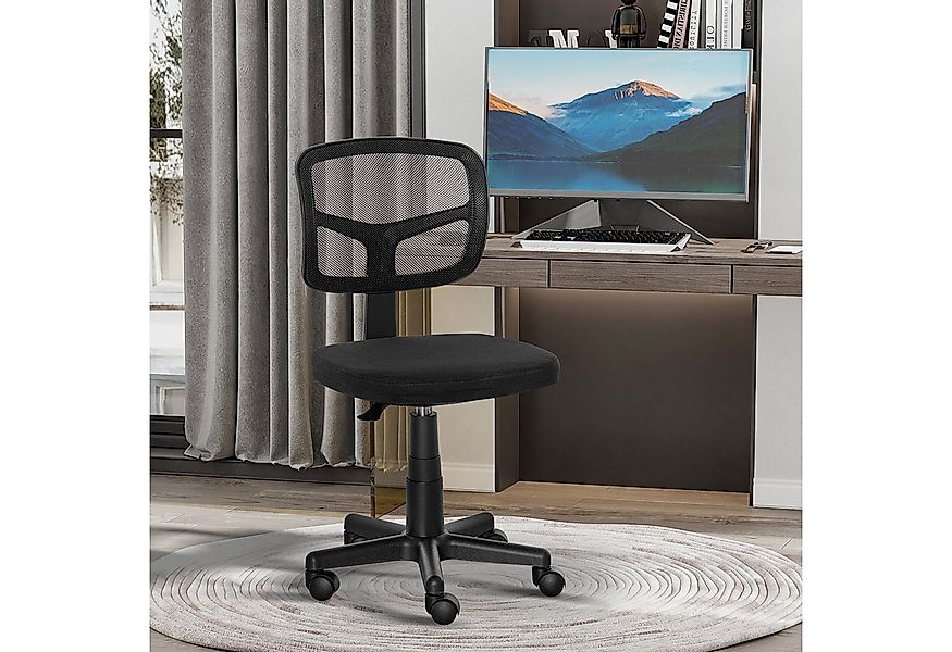 Vinsetto Bürostuhl höhenverstellbarer, platzsparend, gepolstert (ergonomisc günstig online kaufen