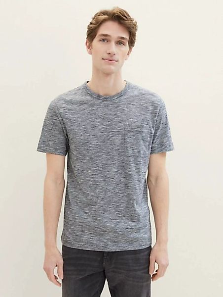 TOM TAILOR T-Shirt T-Shirt in Melange Optik günstig online kaufen