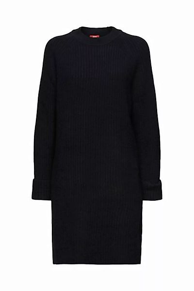 Esprit Strickkleid Minikleid aus Rippstrick günstig online kaufen