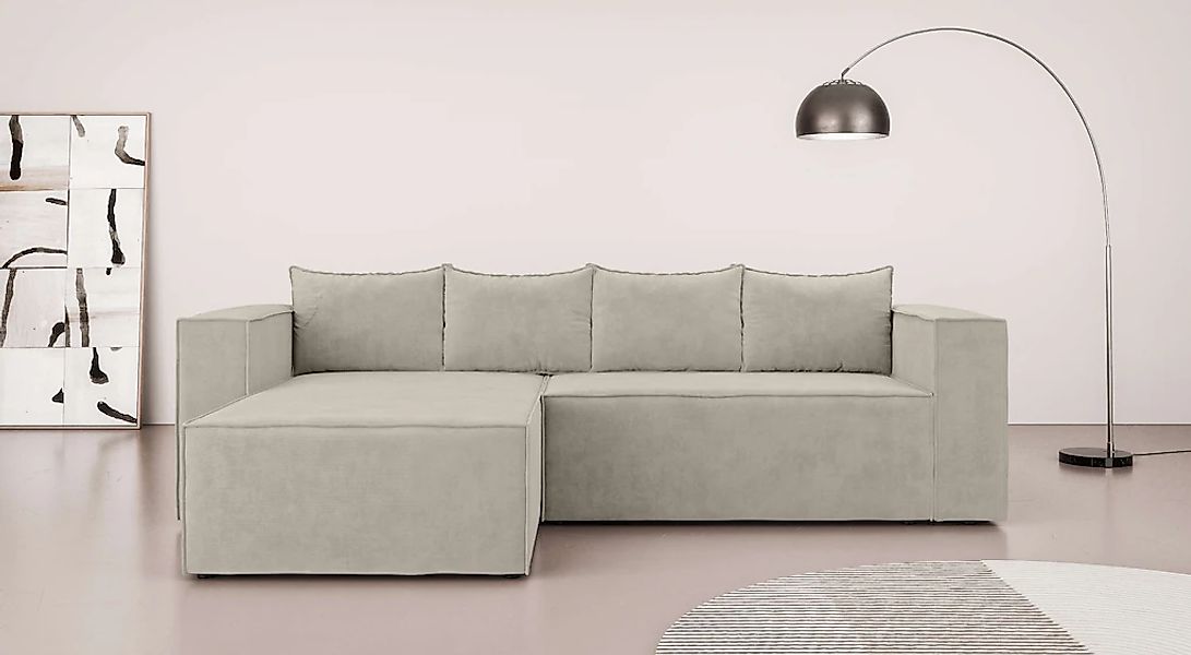 INOSIGN Ecksofa "LINCOLNVILLE mit Bettfunktion und Bettkasten, Maße B/H/T 2 günstig online kaufen