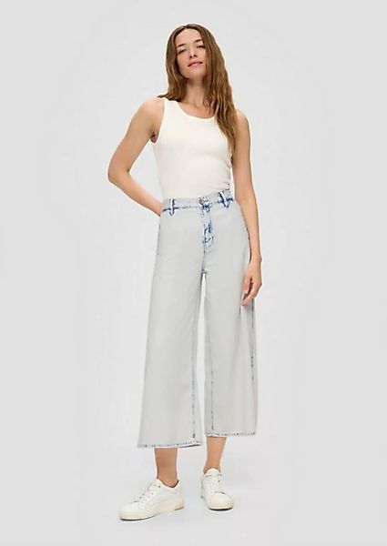 s.Oliver 7/8-Jeans Culotte-Jeans Suri / High Rise / Wide Leg / geschlitzter günstig online kaufen