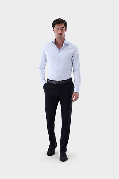 Businesshemd mit Korbgeflecht-Struktur Tailor Fit günstig online kaufen