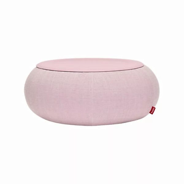 Couchtisch Dumpty textil rosa aufblasbar / Ø 87,5 x H 35 cm - Fatboy - günstig online kaufen