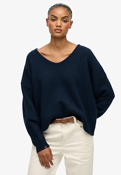Superdry Strickpullover BRUSHED OS V NECK günstig online kaufen