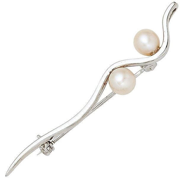 Schmuck Krone Brosche Brosche aus 925 Silber, mit Perlen, Silber 925 günstig online kaufen