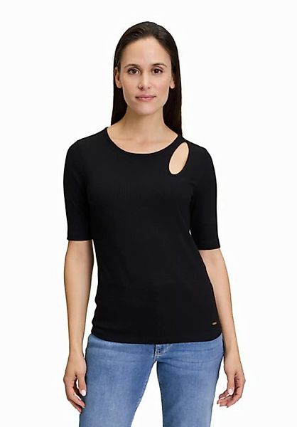 Betty&Co Kurzarmshirt Betty & Co Rundhals-Shirt mit Cut-Outs (1-tlg) Cut-Ou günstig online kaufen