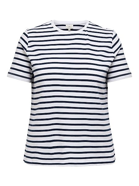 ONLY CARMAKOMA Kurzarmshirt "CARNEW SOPH SS Y/D STRIPE JEANS TEE JRS" günstig online kaufen