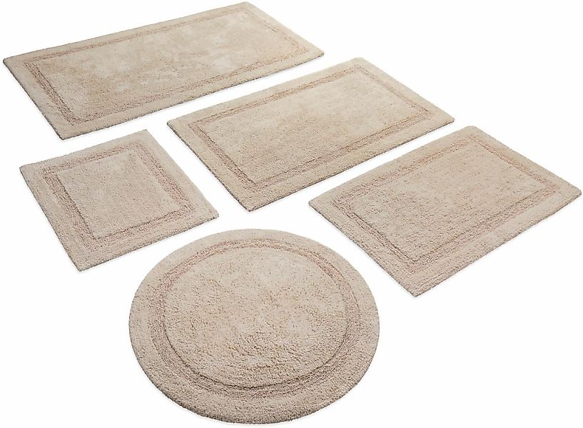 Wecon home Basics Badematte "Knut" Höhe 20 mm waschbar, rutschfest, strapaz günstig online kaufen