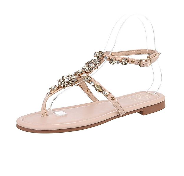 Ital-Design Damen Zehentrenner Freizeit Zehentrenner (86192812) Blockabsatz günstig online kaufen