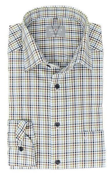 MARVELIS Businesshemd COMFORT FIT - Businesshemd bequeme Schnittführung günstig online kaufen