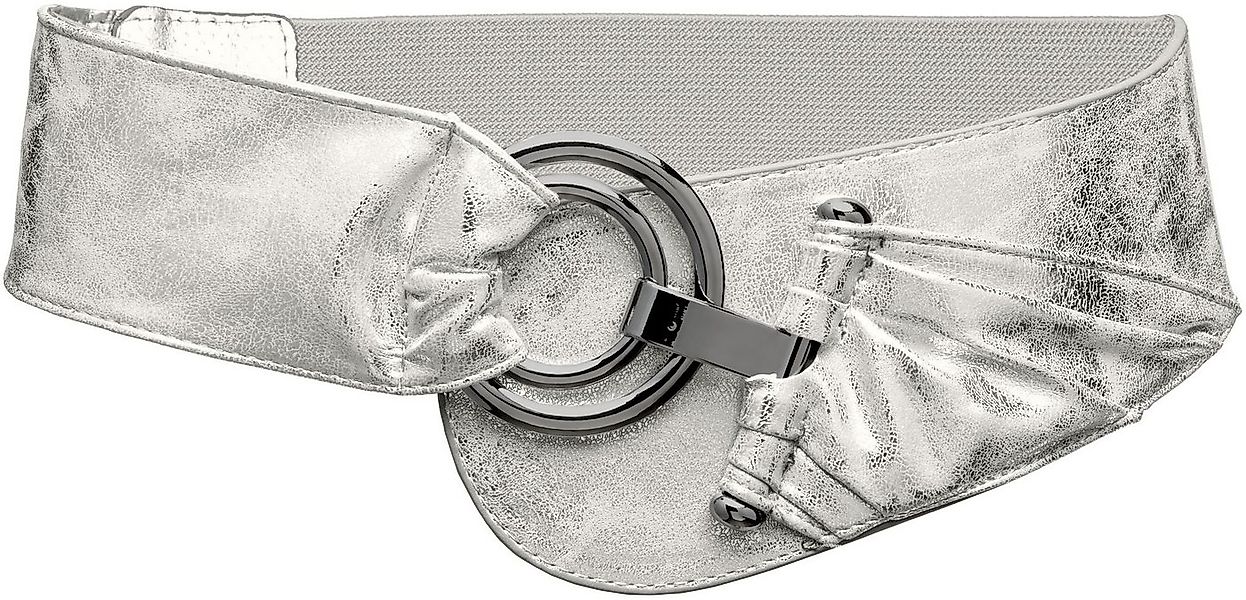 Caspar Taillengürtel GU246 elastischer breiter Damen Stretch Taillengürtel günstig online kaufen