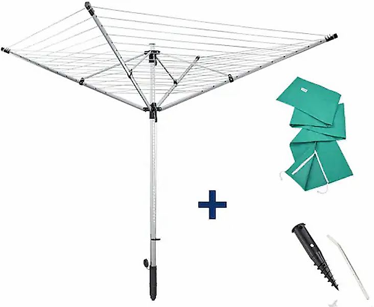 Leifheit Wäschespinne "LinoLift 600 QuickStart" 60 m Leinenlänge günstig online kaufen