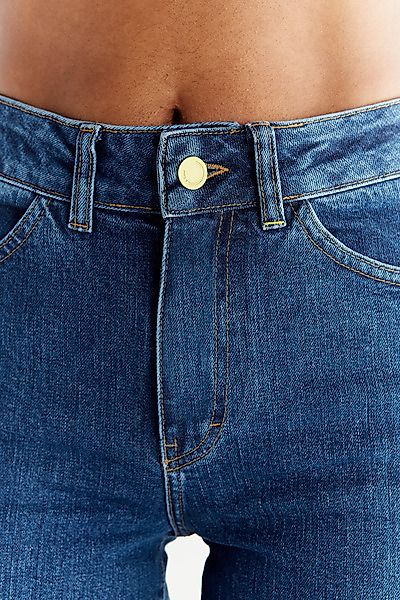 Evermind - Damen Straight Fit Jeans Aus Bio-baumwolle Wq1009 günstig online kaufen