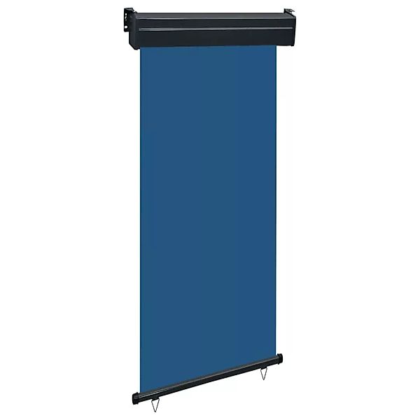 Balkon-seitenmarkise 100 × 250 Cm Blau günstig online kaufen