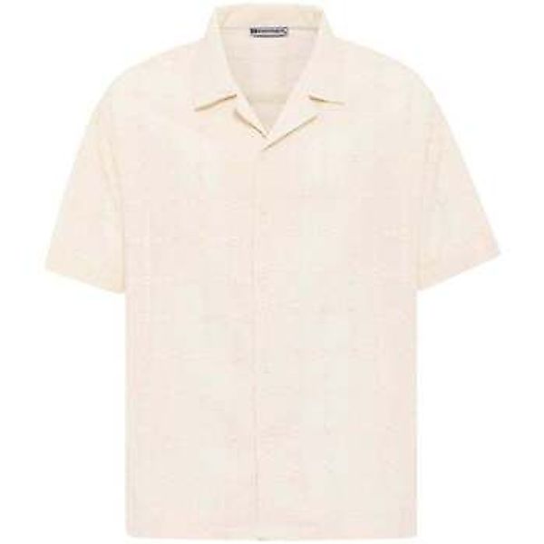 Dandalo  Hemdbluse Justin Oversize Lapel Collar Short Sleeve Shirt günstig online kaufen