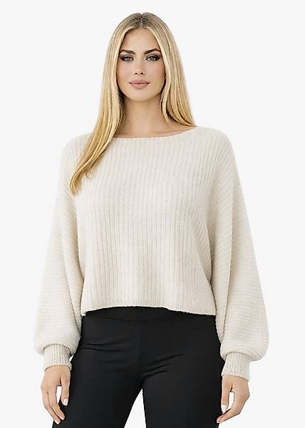 Worldclassca Strickpullover WORLDCLASSCA Damen Strickpulllover Crop Rundhal günstig online kaufen