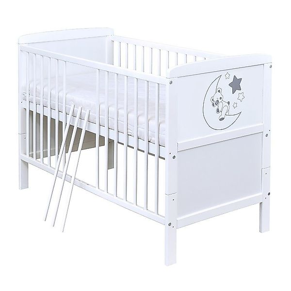Baby-Delux Babybett Felix, Kinderbett Gitterbett 140x70 günstig online kaufen
