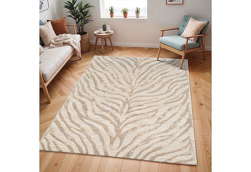 Livabliss Teppich LUANDA, rechteckig, Höhe: 11 mm, Skandinavischer Teppich, günstig online kaufen