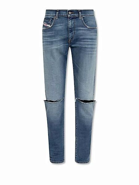 Diesel Slim-fit-Jeans Stretch Hose Blau - D-Strukt 09C87 - Länge:32 günstig online kaufen