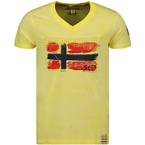 Geo Norway  T-Shirt SW1561HGN-LIGHT YELLOW günstig online kaufen