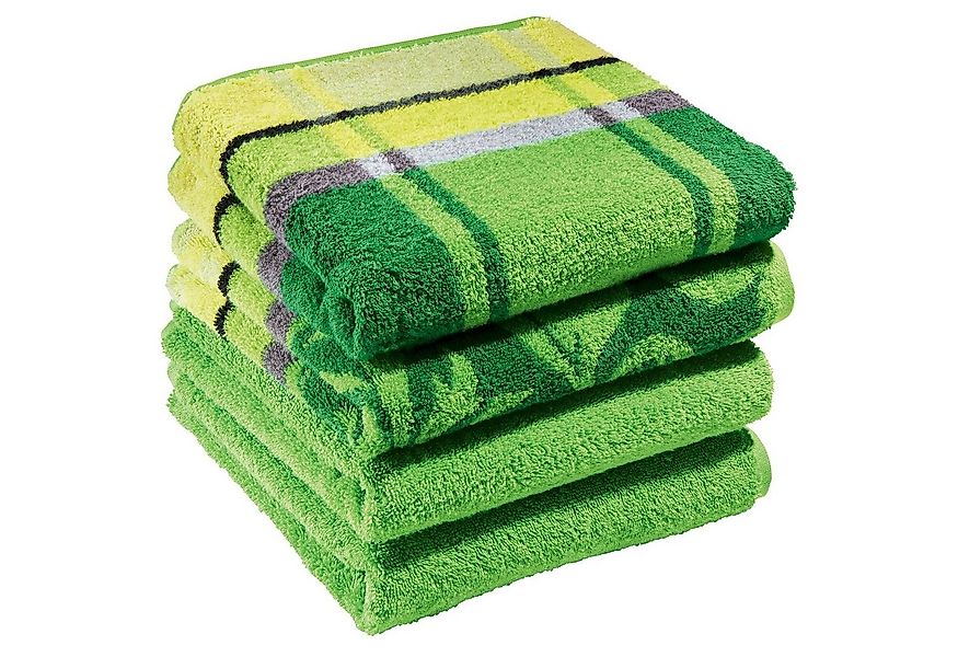 Erwin Müller Handtuch Handtuch "Ludwigsburg" 4er-Pack, Jacquard, Walk-Frott günstig online kaufen