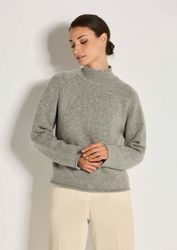MADELEINE Strickpullover Moderner Glattstrickpullover mit Stehkragen günstig online kaufen