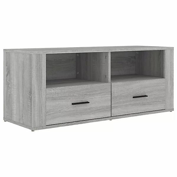 Vidaxl Tv-schrank Grau Sonoma 100x35x40 Cm Holzwerkstoff günstig online kaufen