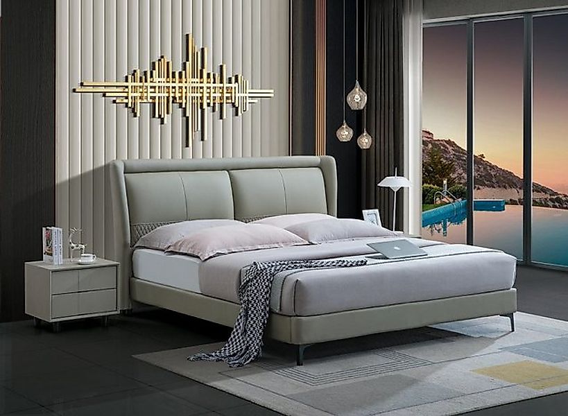 Xlmoebel Bett Doppelbett Schlafzimmermöbel Luxuriöses Doppelbett Beige Hote günstig online kaufen
