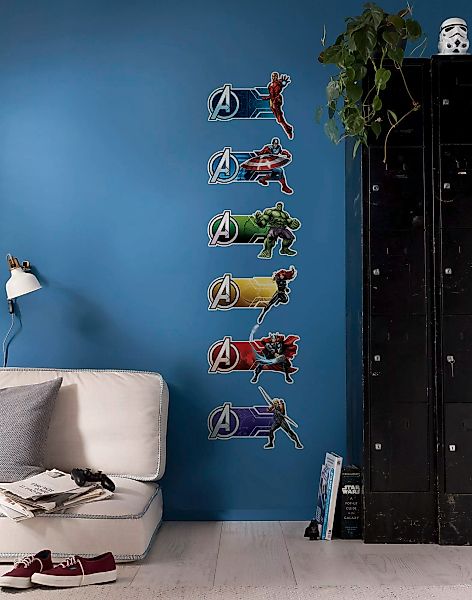 Komar Wandtattoo Avengers Plates Disney Avengers Plates B/L: ca. 100x70 cm günstig online kaufen