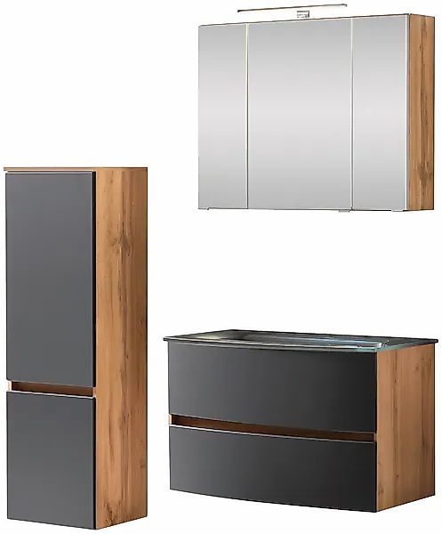 welltime Badezimmer-Set »Kaunas« Set, 3 Stk. tlg. günstig online kaufen