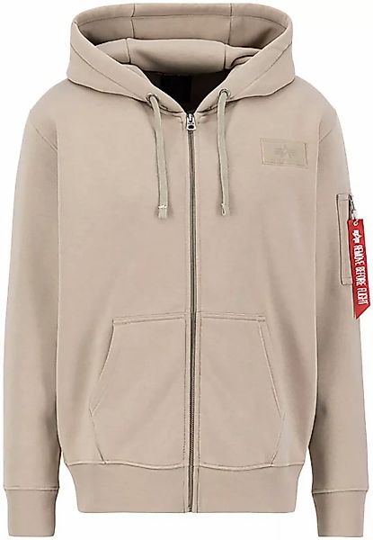 Alpha Industries Kapuzensweatjacke "Back Print Zip Hoody" günstig online kaufen